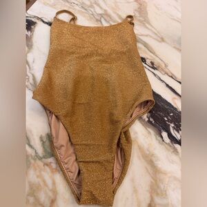 Osi©Ree Swimsuit Woman Gold